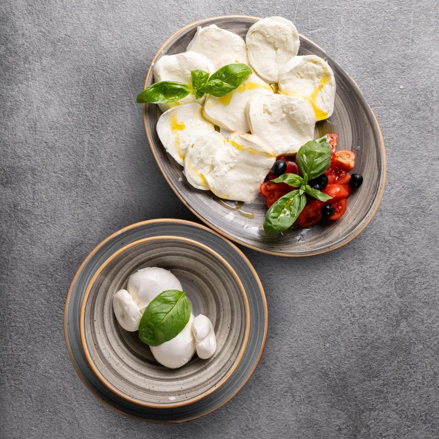 Il misto di mozzarelle