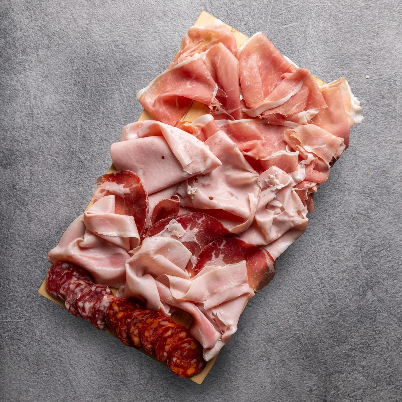 Misto salumi con gnocco fritto